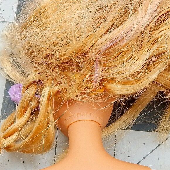Mattel Cut & Style Barbie Repunzel Doll Hair Extensions Clips Nude - Picture 5 of 6